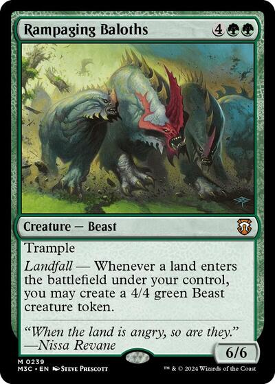 Rampaging Baloths (Commander: Modern Horizons 3) Near Mint