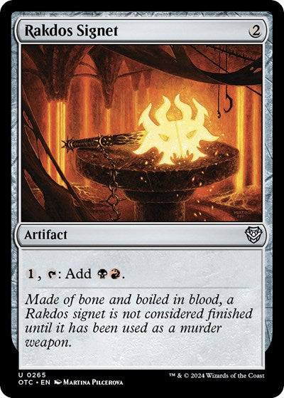 Rakdos Signet (Commander: Outlaws of Thunder Junction) Near Mint