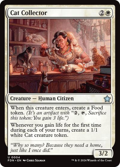 Cat Collector (Foundations) Near Mint Foil