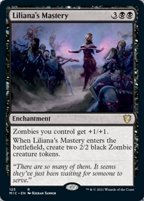Liliana's Mastery (Commander 2021 Midnight Hunt) Light Play