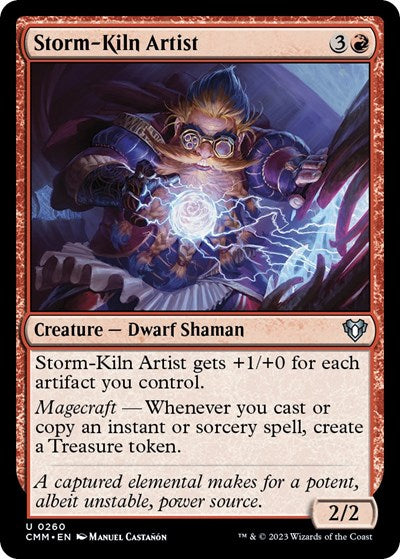 Storm-Kiln Artist (Commander Masters) Near Mint Foil