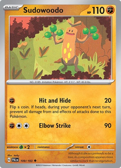 Sudowoodo (SV02: Paldea Evolved) Near Mint