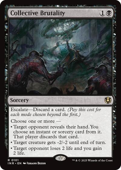 Collective Brutality (Innistrad Remastered) Light Play Foil