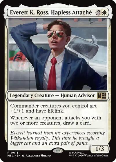 Everett K. Ross, Hapless Attache (Commander: Marvel Super Heroes) Near Mint
