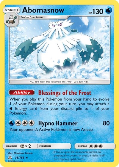 Abomasnow (SM - Ultra Prism) Near Mint
