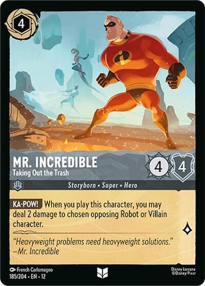 Mr. Incredible - Taking Out the Trash (Wilds Unknown) Near Mint