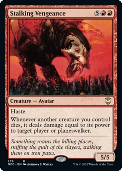 Stalking Vengeance (Commander: Streets of New Capenna) Light Play