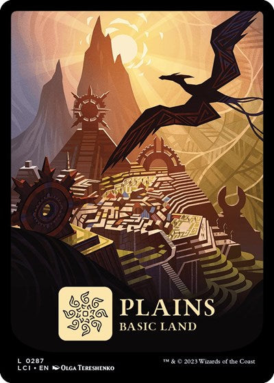 Plains (0287) (The Lost Caverns of Ixalan) Light Play Foil