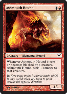 Ashmouth Hound (Innistrad) Light Play