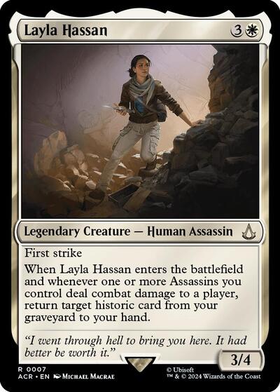 Layla Hassan (Universes Beyond: Assassin's Creed) Light Play