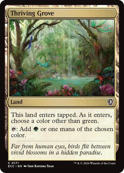 Thriving Grove (Commander: Lorwyn Eclipsed) Near Mint