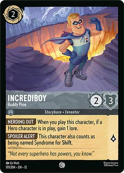 Incrediboy - Buddy Pine (Wilds Unknown) Near Mint