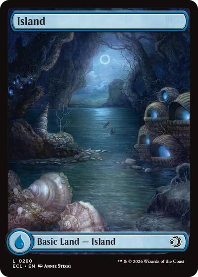 Island (0280) (Lorwyn Eclipsed) Near Mint