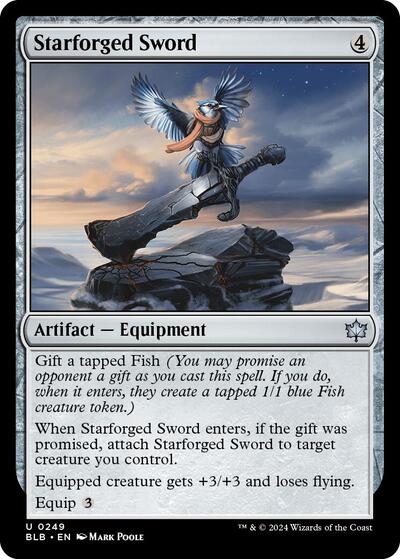 Starforged Sword (Bloomburrow) Near Mint Foil