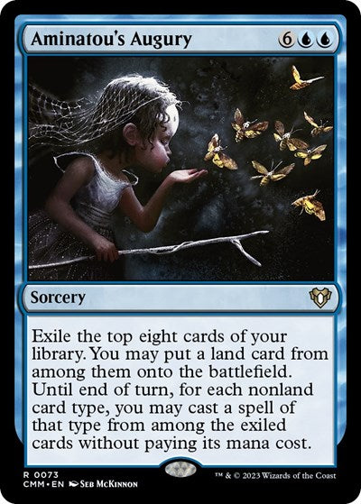 Aminatou's Augury (Commander Masters) Light Play