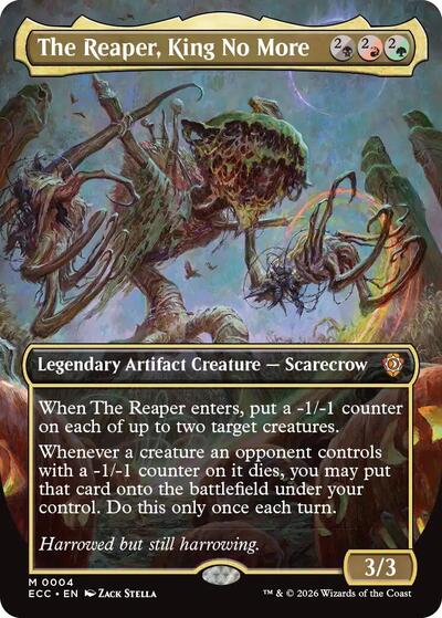 The Reaper, King No More (Borderless) (Commander: Lorwyn Eclipsed) Near Mint