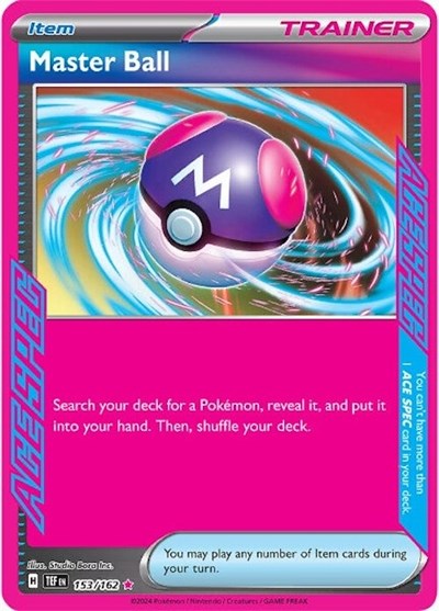Master Ball (SV05: Temporal Forces) Near Mint Holofoil