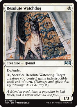 Resolute Watchdog (Ravnica Allegiance) Near Mint