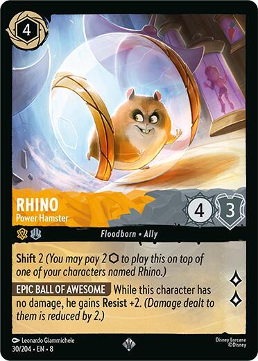 Rhino - Power Hamster (Reign of Jafar) Near Mint