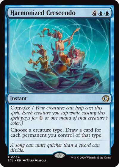 Harmonized Crescendo (Lorwyn Eclipsed) Near Mint Foil