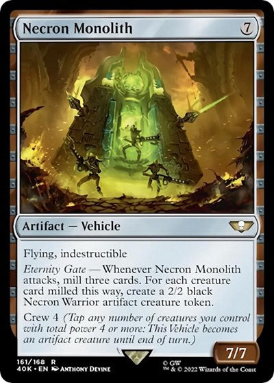 Necron Monolith (Universes Beyond: Warhammer 40K) Near Mint