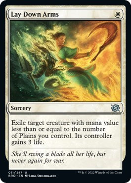 Lay Down Arms (The Brothers' War) Near Mint Foil