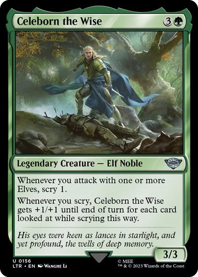 Celeborn the Wise (Universes Beyond: The Lord of the Rings: Tales of Middle-earth) Near Mint Foil