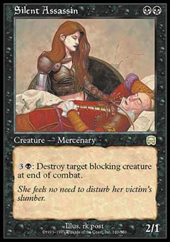 Silent Assassin (Mercadian Masques) Light Play