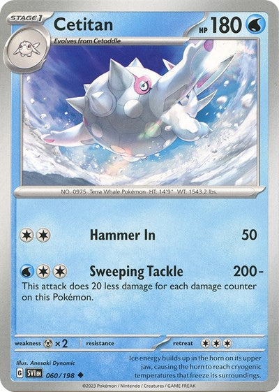 Cetitan (Scarlet and Violet: Base Set) Near Mint