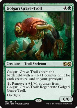 Golgari Grave-Troll (Ultimate Masters) Light Play