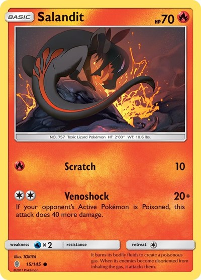 Salandit (SM - Guardians Rising) Near Mint