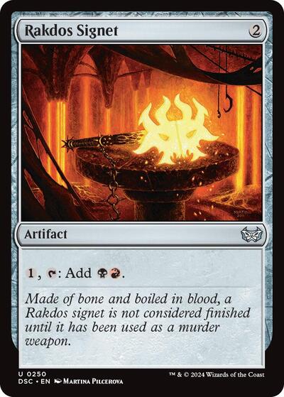 Rakdos Signet (Commander: Duskmourn: House of Horror) Near Mint
