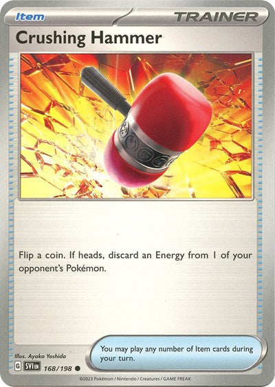 Crushing Hammer (Scarlet and Violet: Base Set) Near Mint Reverse Holofoil
