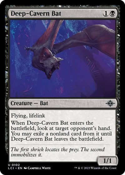 Deep-Cavern Bat (The Lost Caverns of Ixalan) Near Mint Foil