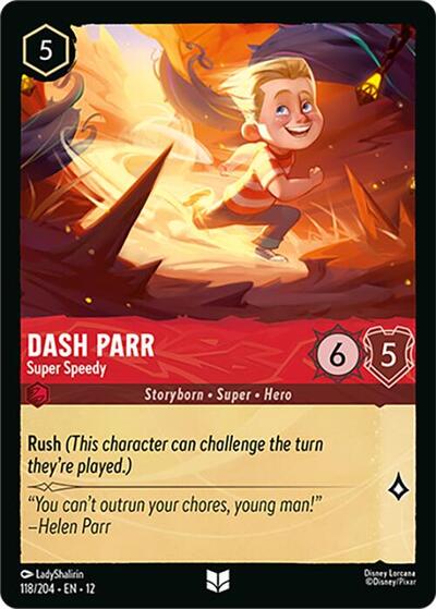 Dash Parr - Super Speedy (Wilds Unknown) Near Mint