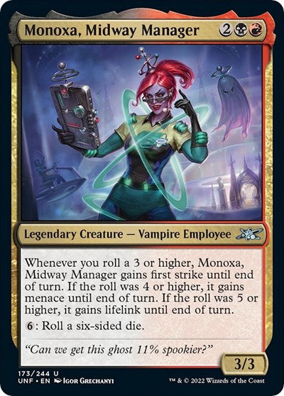 Monoxa, Midway Manager (Unfinity) Light Play Foil