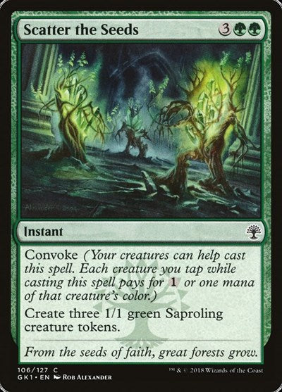 Scatter the Seeds (Guilds of Ravnica: Guild Kits) Light Play