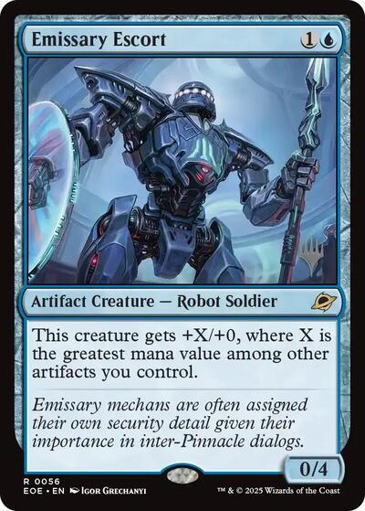 Emissary Escort (Promo Pack: Edge of Eternities) Near Mint Foil