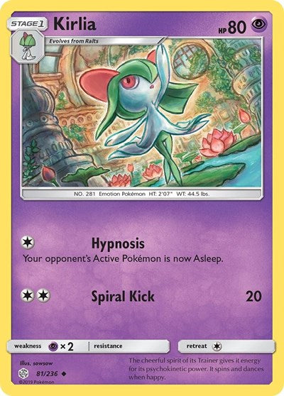 Kirlia (SM - Cosmic Eclipse) Near Mint
