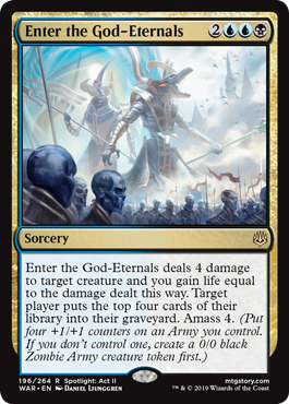 Enter the God-Eternals (War of the Spark) Light Play