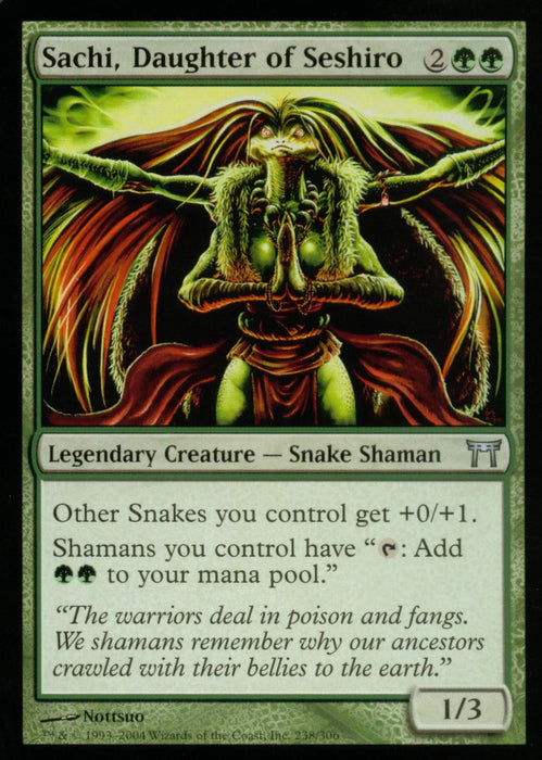 Sachi, Daughter of Seshiro (Champions of Kamigawa) Light Play