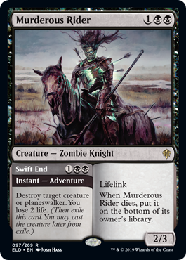 Murderous Rider (Throne of Eldraine) Light Play Foil