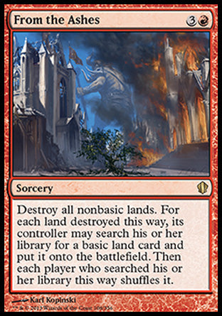 From the Ashes (Commander 2013 Edition) Light Play