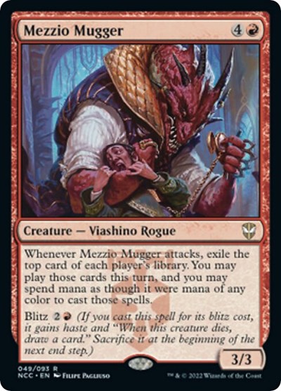 Mezzio Mugger (Commander: Streets of New Capenna) Light Play