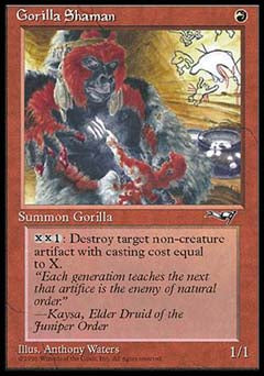 Gorilla Shaman (Holding Baby) (Alliances) Light Play