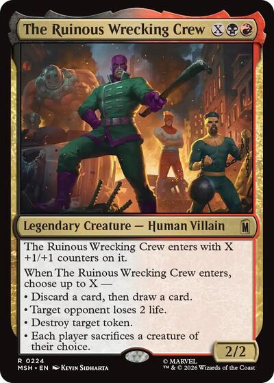 The Ruinous Wrecking Crew (Marvel Super Heroes) Near Mint