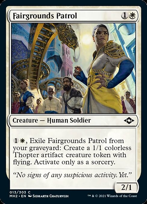 Fairgrounds Patrol (Modern Horizons 2) Light Play Foil