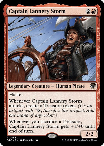 Captain Lannery Storm (Commander: Outlaws of Thunder Junction) Light Play