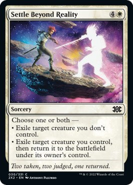 Settle Beyond Reality (Double Masters 2022) Light Play Foil