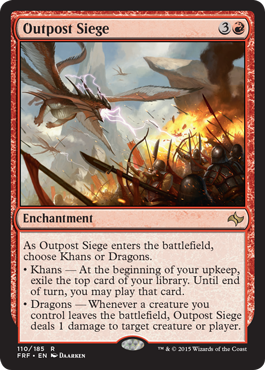 Outpost Siege (Fate Reforged) Light Play